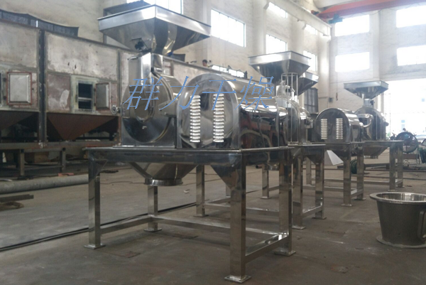 群力干燥2台30B粉碎机、2台40B粉碎机、摇摆颗粒机制作完工，近日将发往台湾