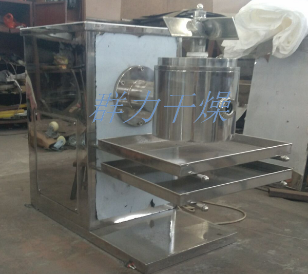 开发新的旋转制粒机研制成功    将出口发给客户使用