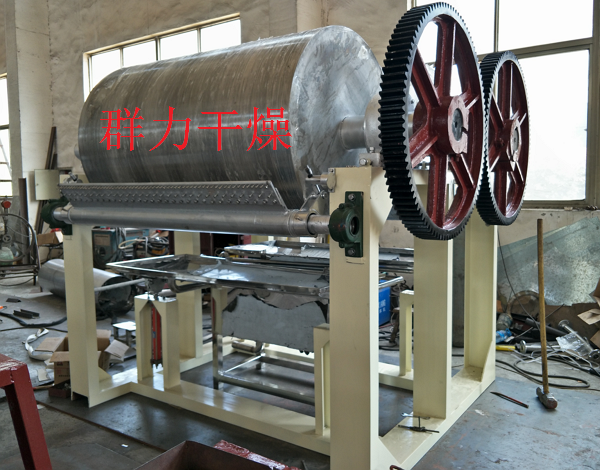 双滚筒刮板干燥机加工完毕，准备出货，发往台湾